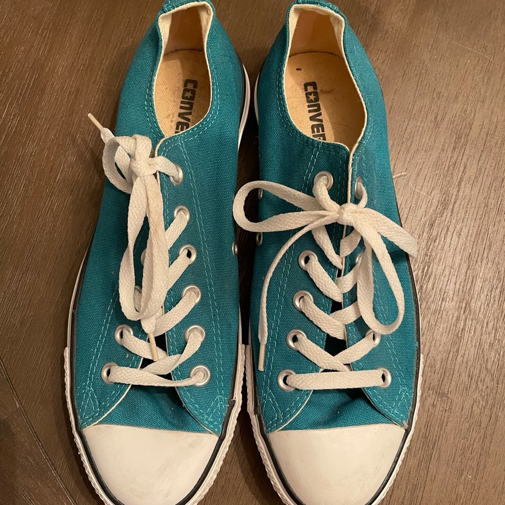 Converse All Stars Size 10 Aqua